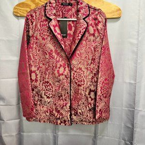 Nasty Gal Collection Tapestry Print Co-Ord Blazer  Size 2